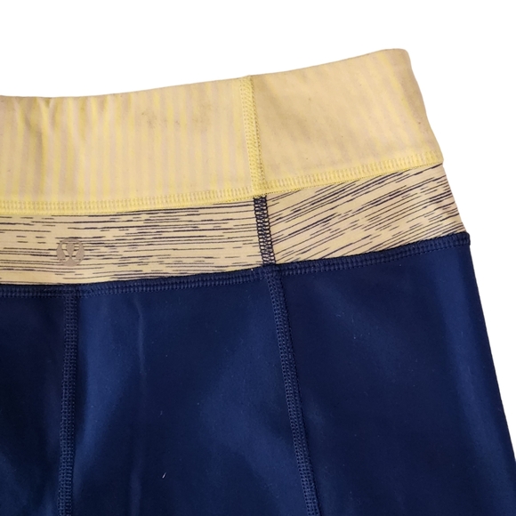 Lululemon Flare Leggings - Blue, Yellow, White - Picture 7 of 8